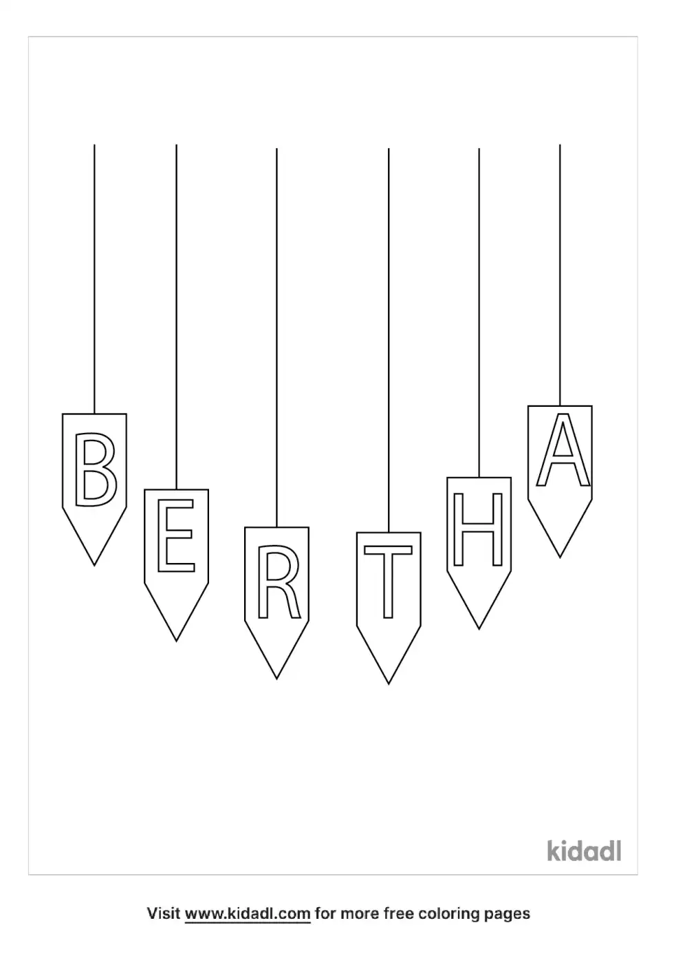 Bertha Coloring Page