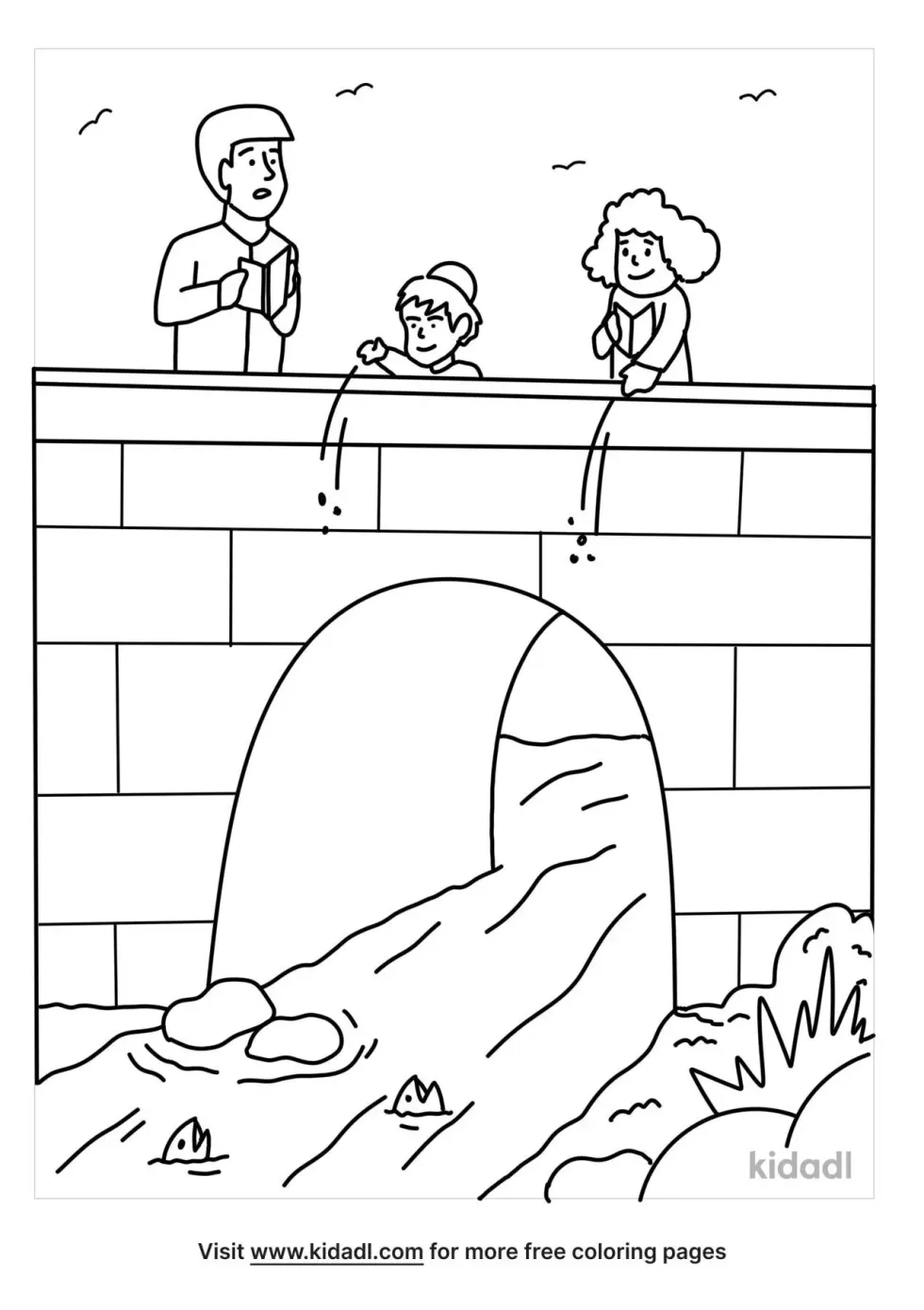 Tashlich For Toddlers Coloring Page