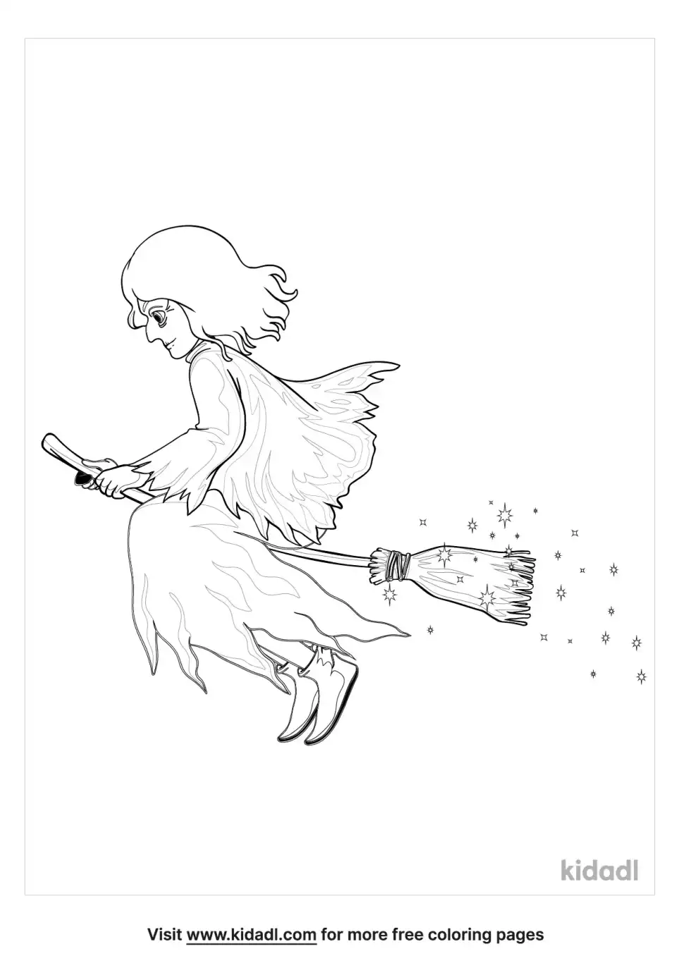 Witchcraft Coloring Page