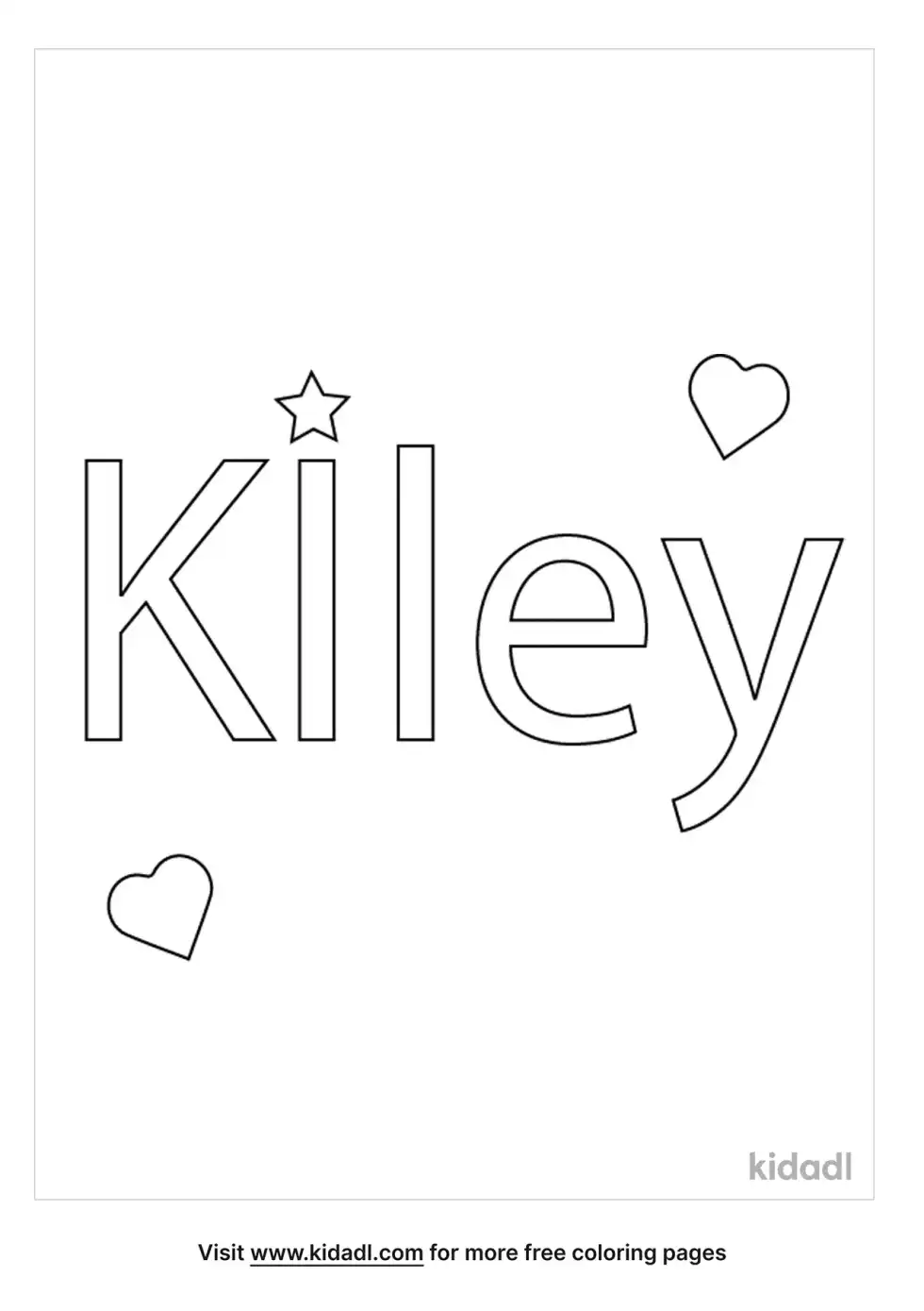 Kiley Coloring Page
