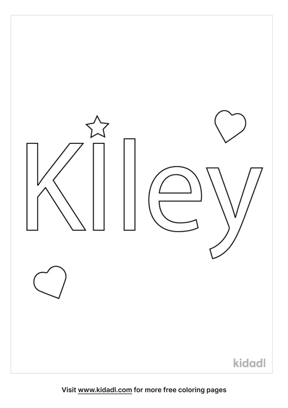 Kiley Coloring Page