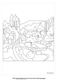 Botanical Garden Coloring Page