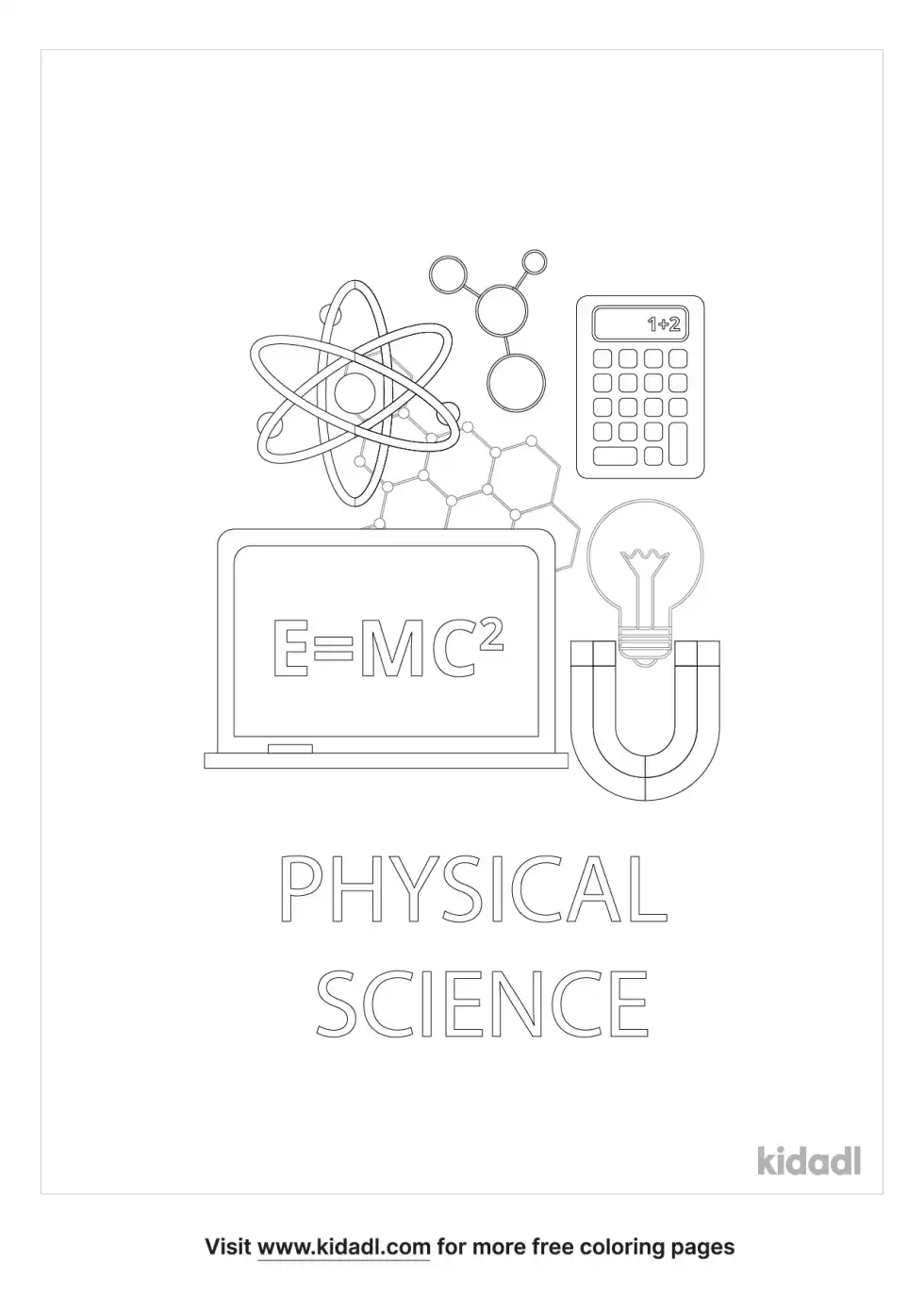 Physical Science Coloring Page