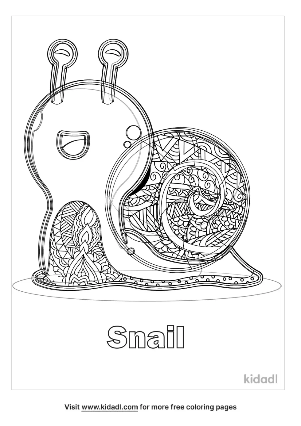 Zentangle Snail