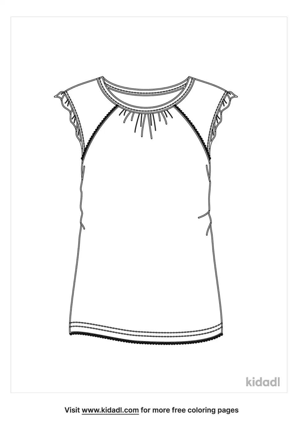 Tunic Coloring Page