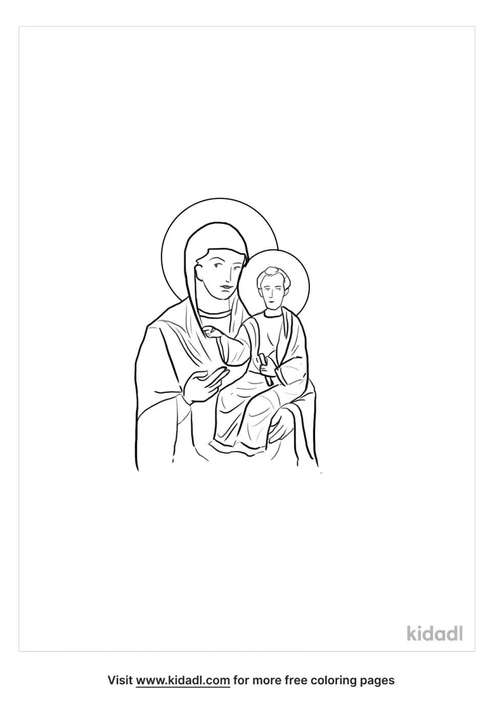 Triumph Of Orthodoxy Icon Coloring Page