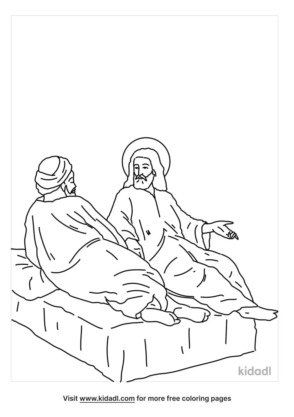 Ten Disciples Mad Coloring Page