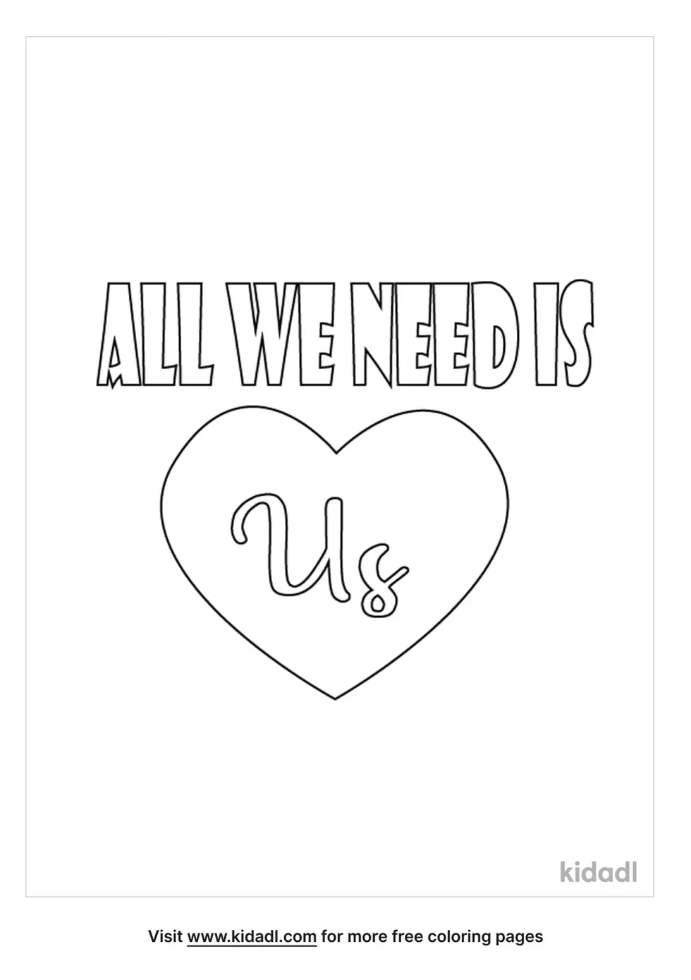 All We Need Is Us