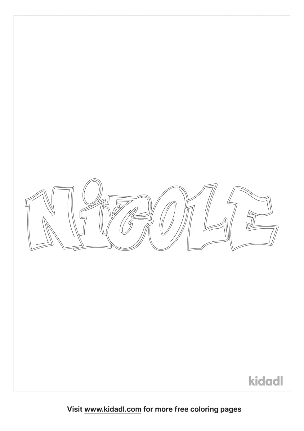Graffiti Words Name Nicole