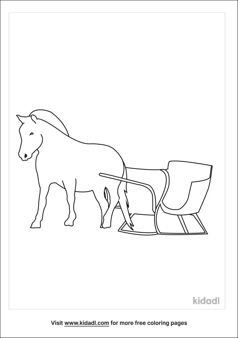 Currier And Ives Coloring Page