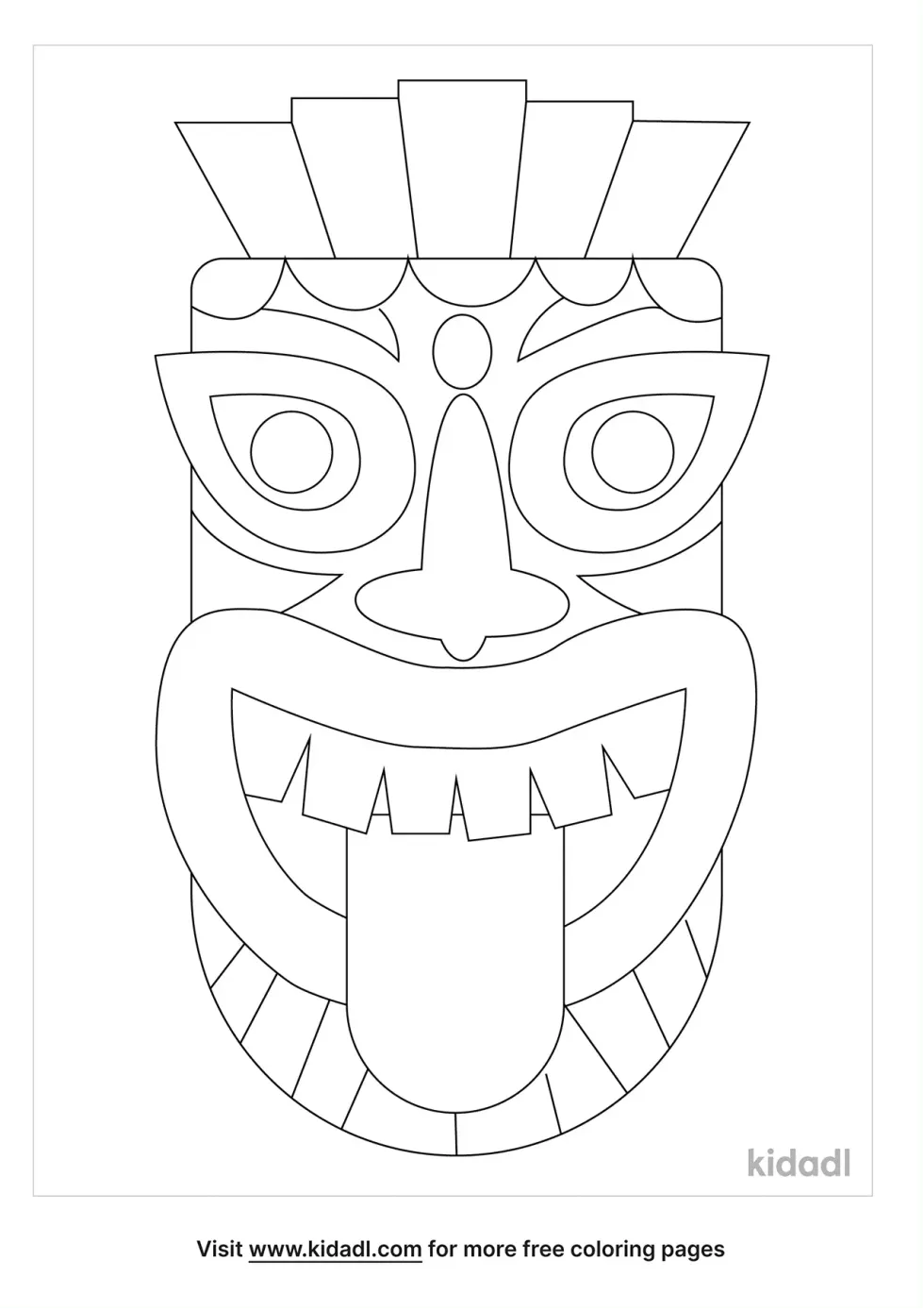 Happy Tiki Mask