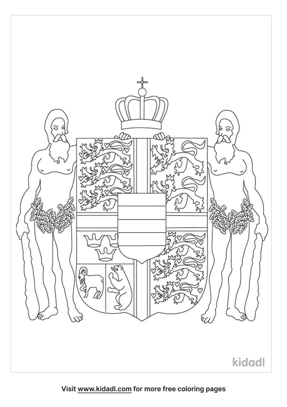 Denmark Coat Of Arms