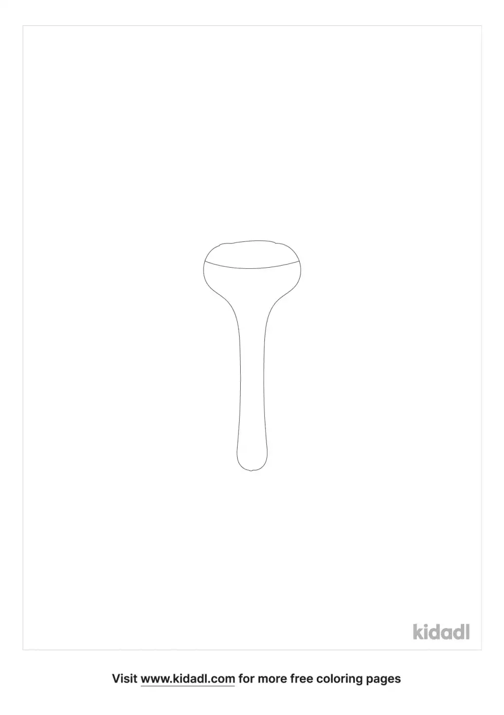 Golf Tee Coloring Page