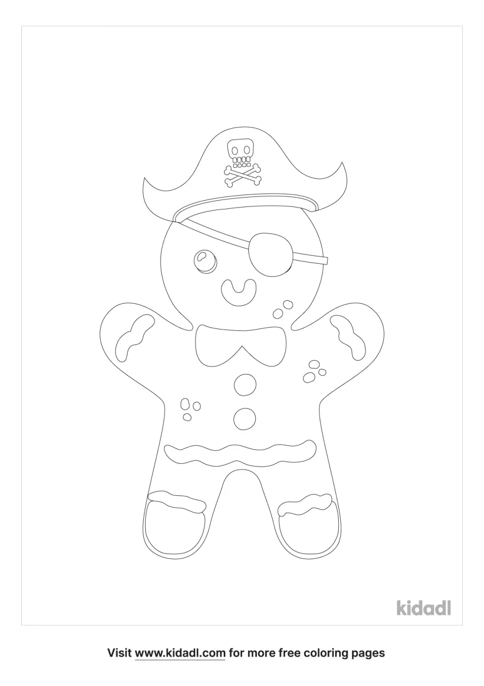 Pirate Gingerbread Man