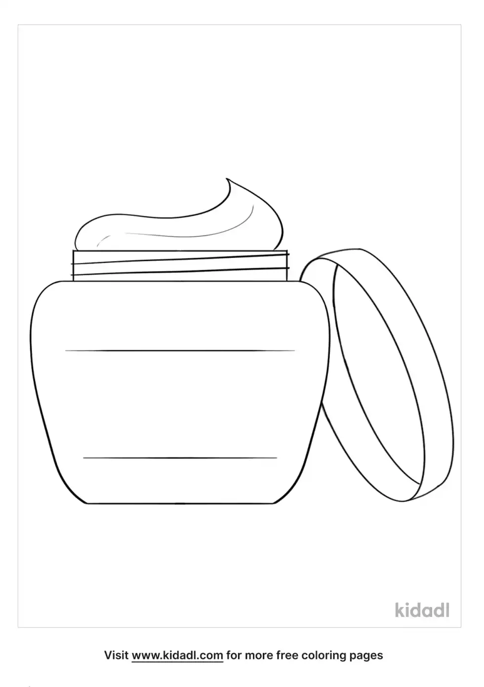 Shaving Cream Coloring Page