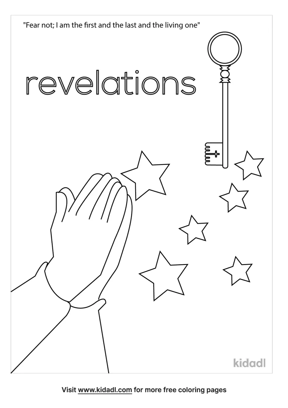 Book Of Revelations Coloring Page