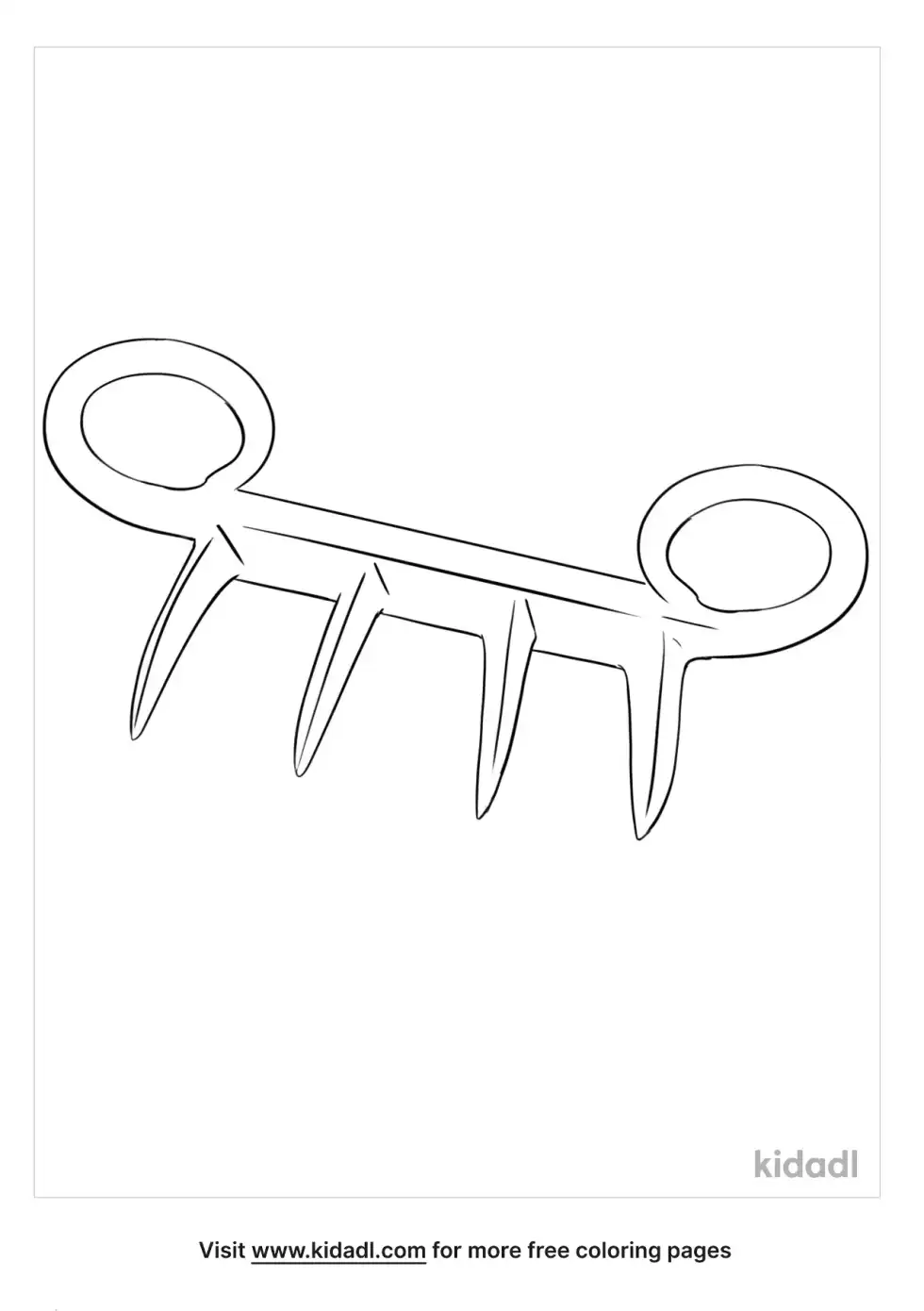 Shing Finger Sword Coloring Page