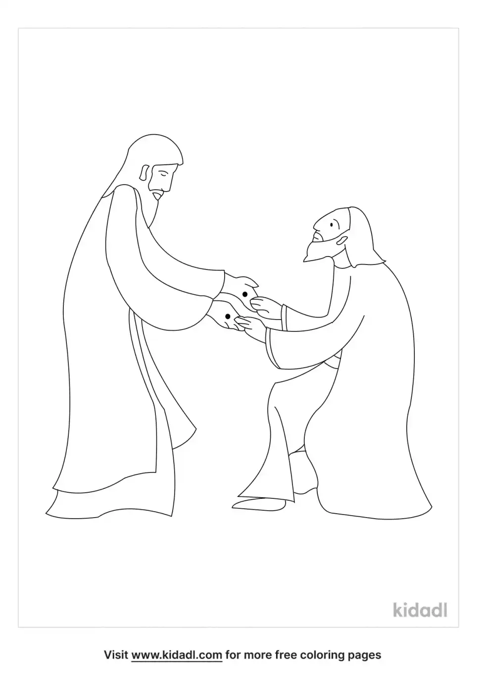 John 20:19-31 Coloring Page