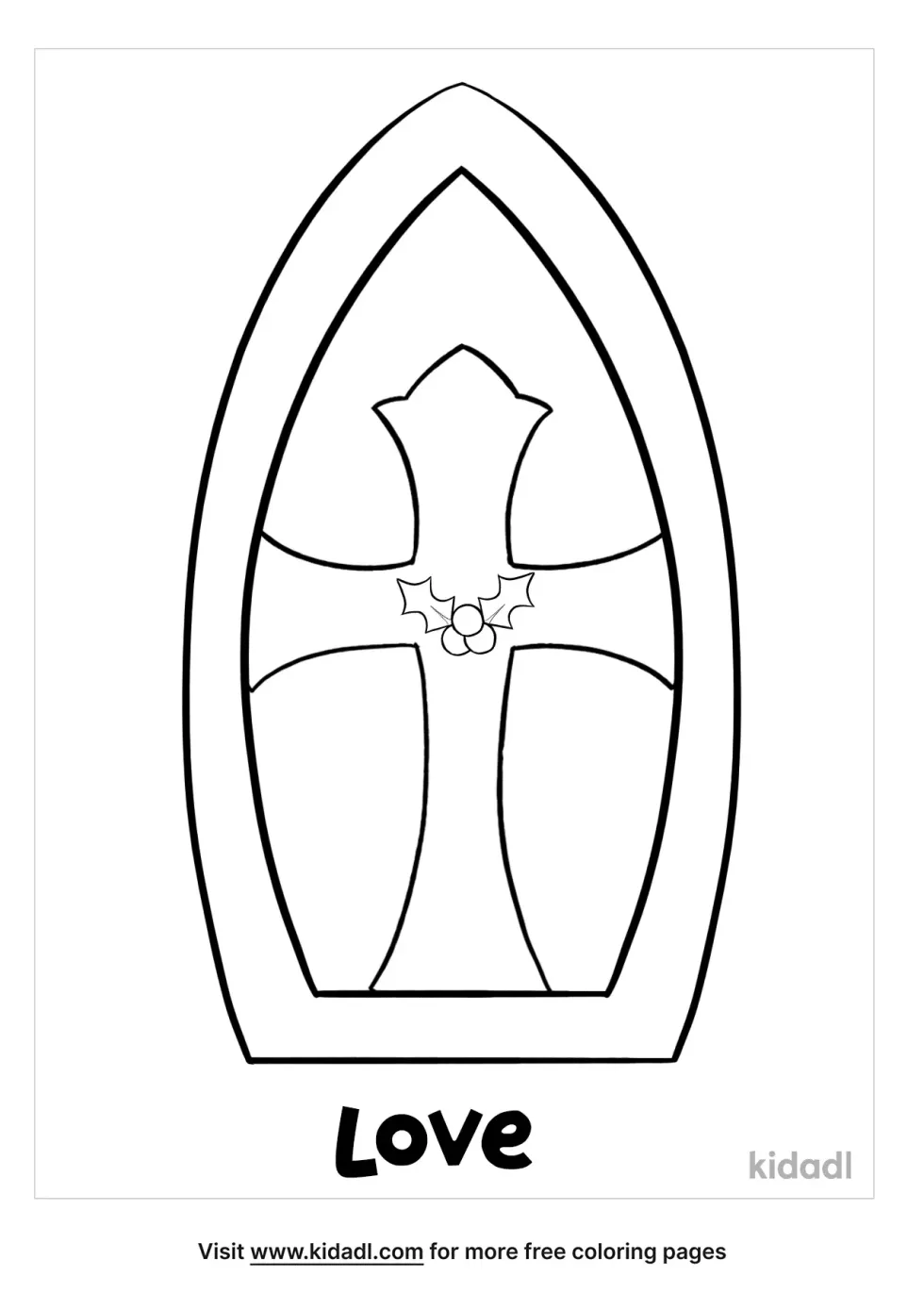 Advent Love Coloring Page