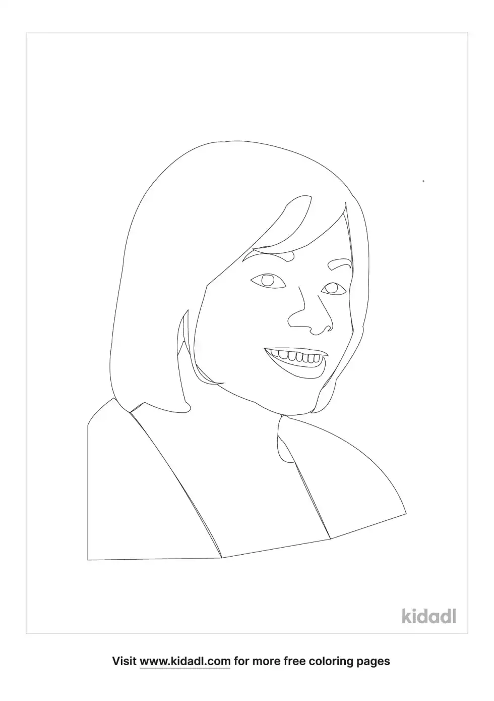 Dominique Dawes Coloring Page