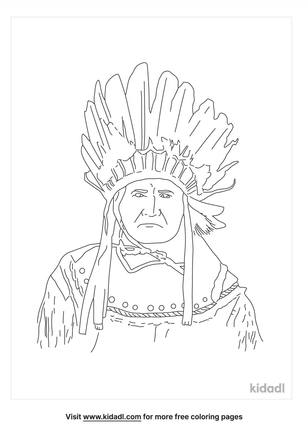 Apache Religion Coloring Page