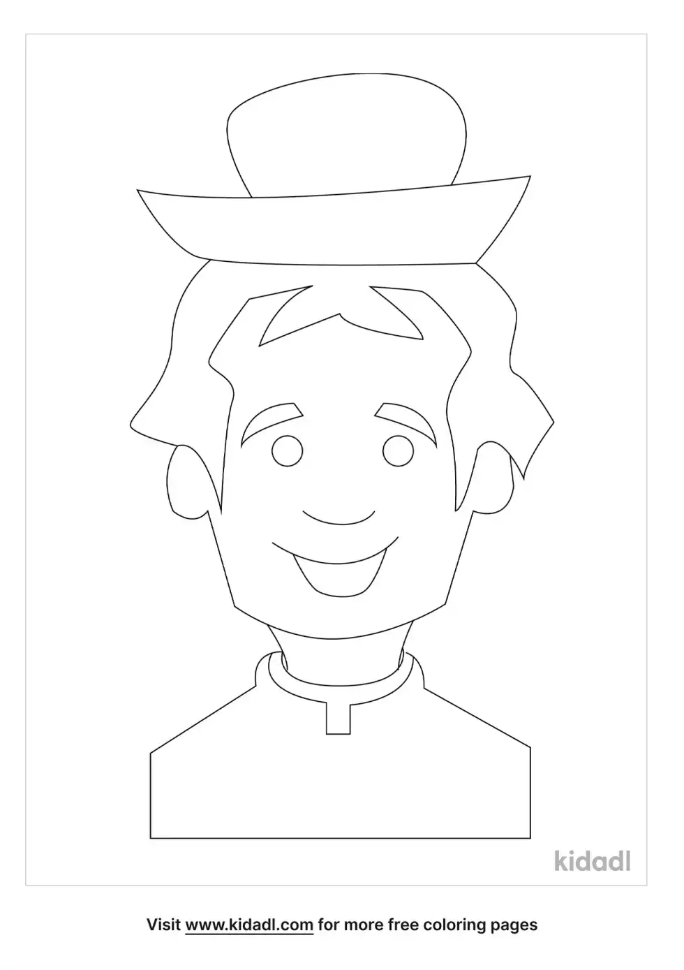 St John Bosco Coloring Page