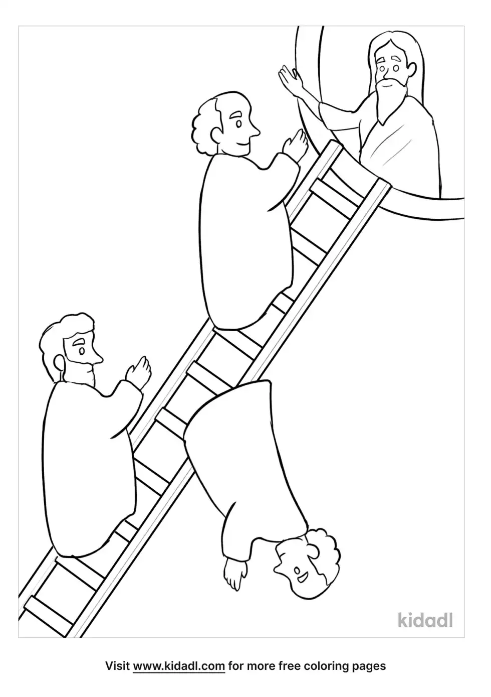Ladder Of Divine Ascent Coloring Page