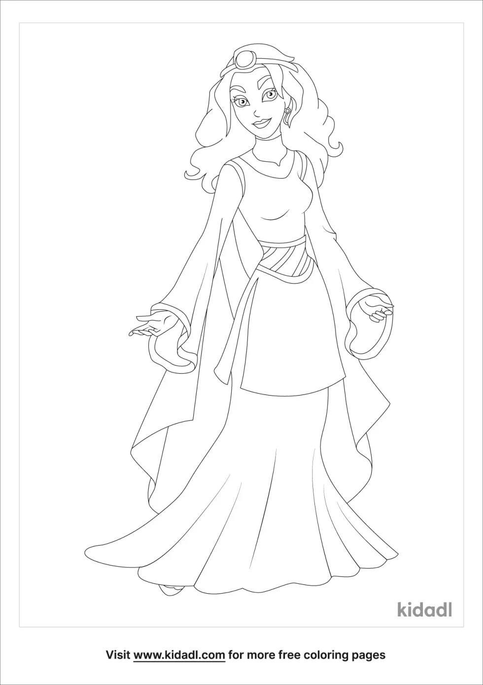 Jezebel Coloring Page