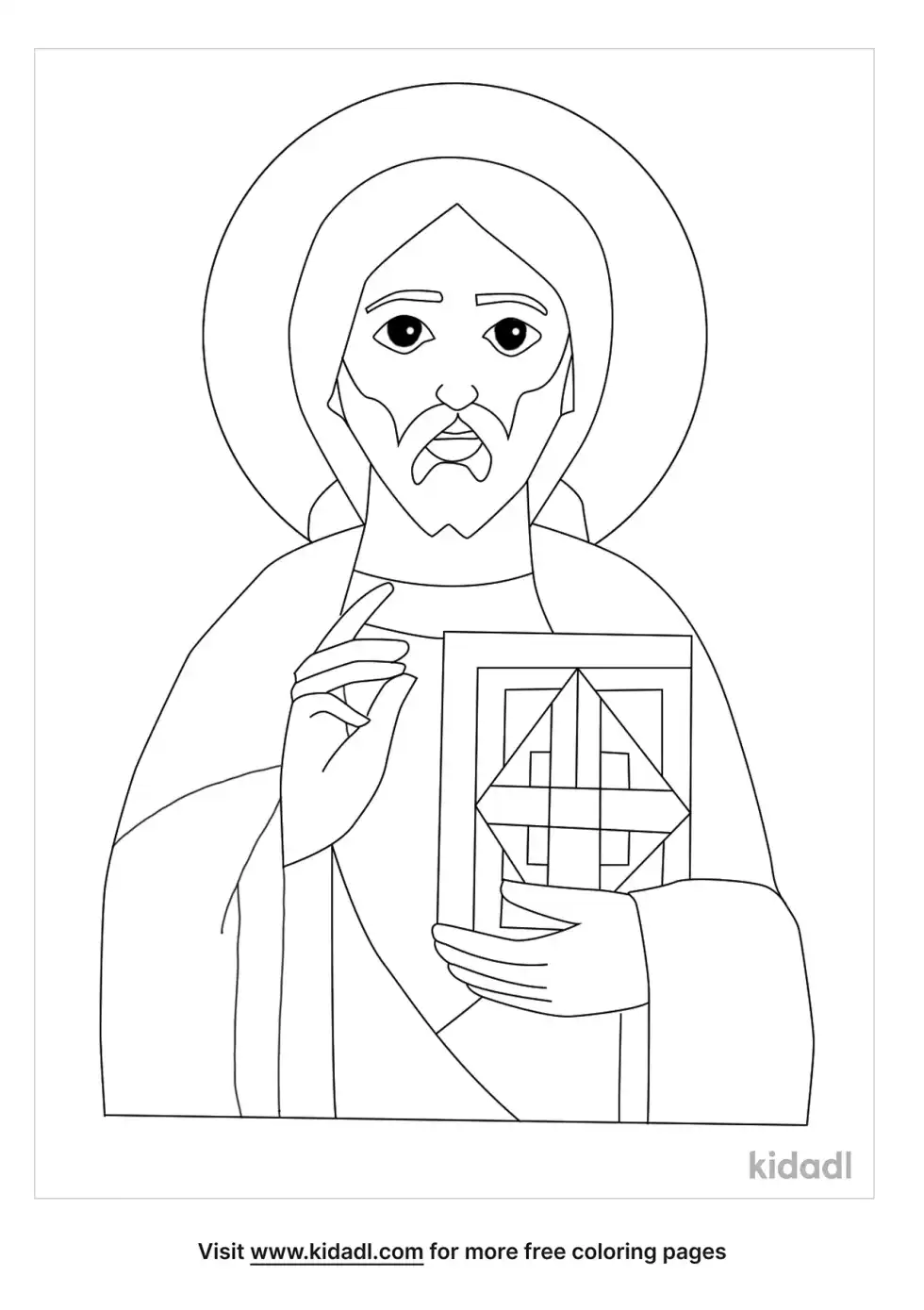 Coptic Saints Coloring Page