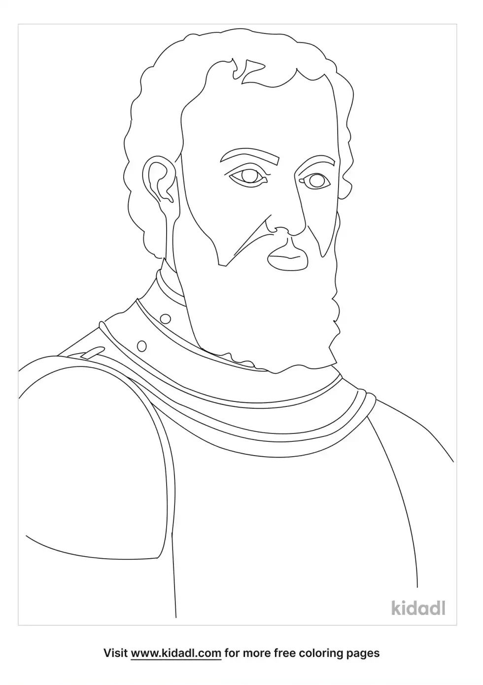 Giovanni Da Verrazzano Coloring Page