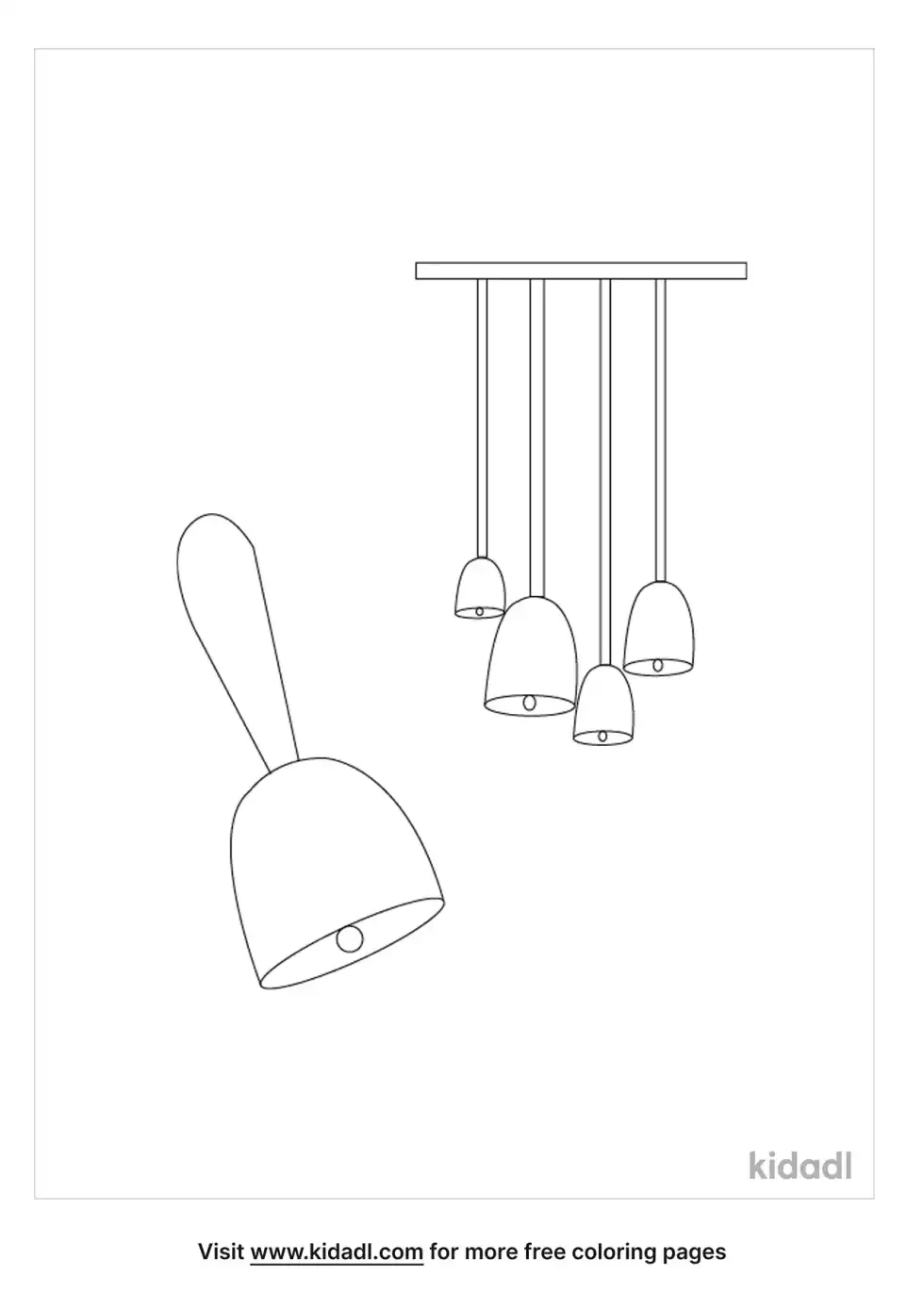 Handbell And Chime Coloring Page