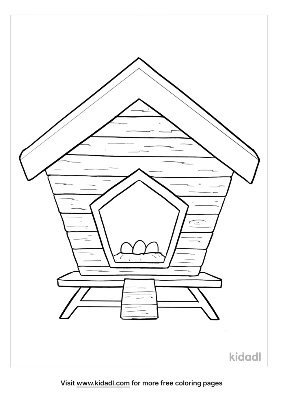 Coop Coloring Page