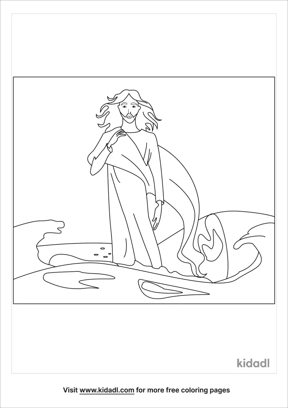 God Made The Ocean Coloring Page