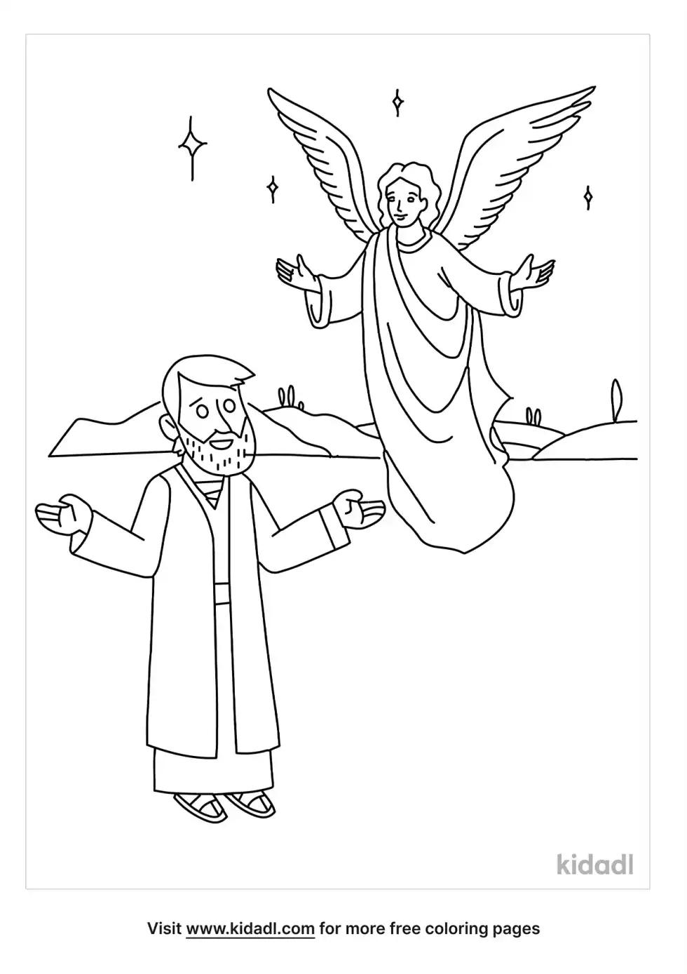 Gospel Is Good News Coloring Page