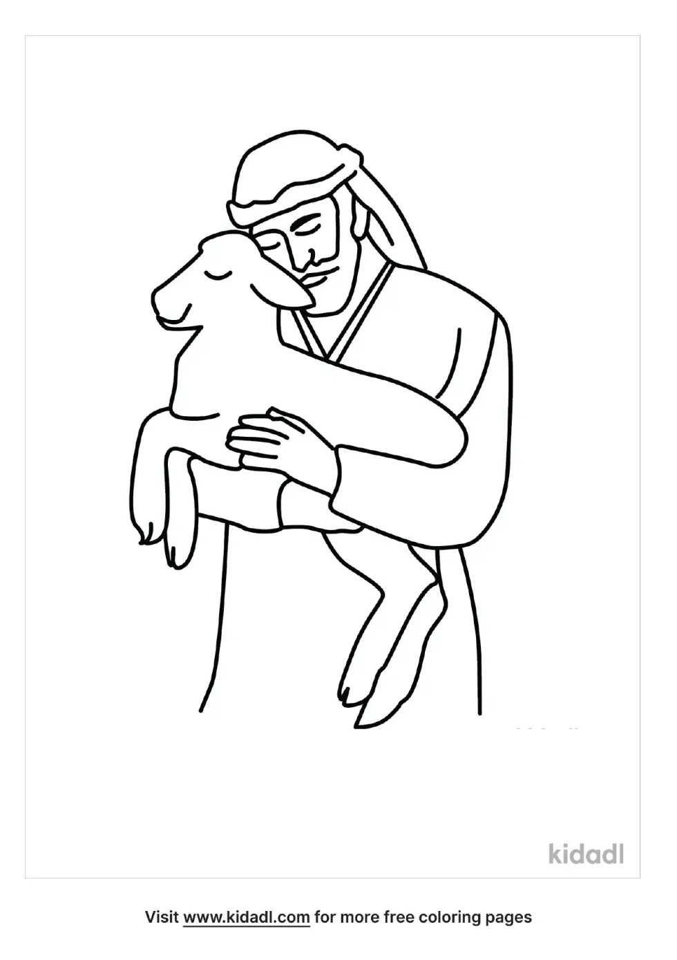 Jesus Carrying Sheep
