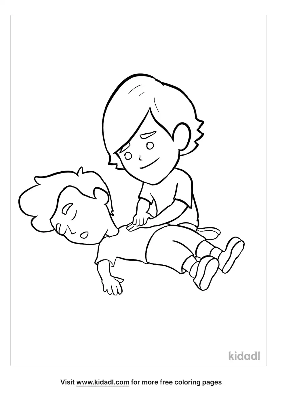 CPR Coloring Page
