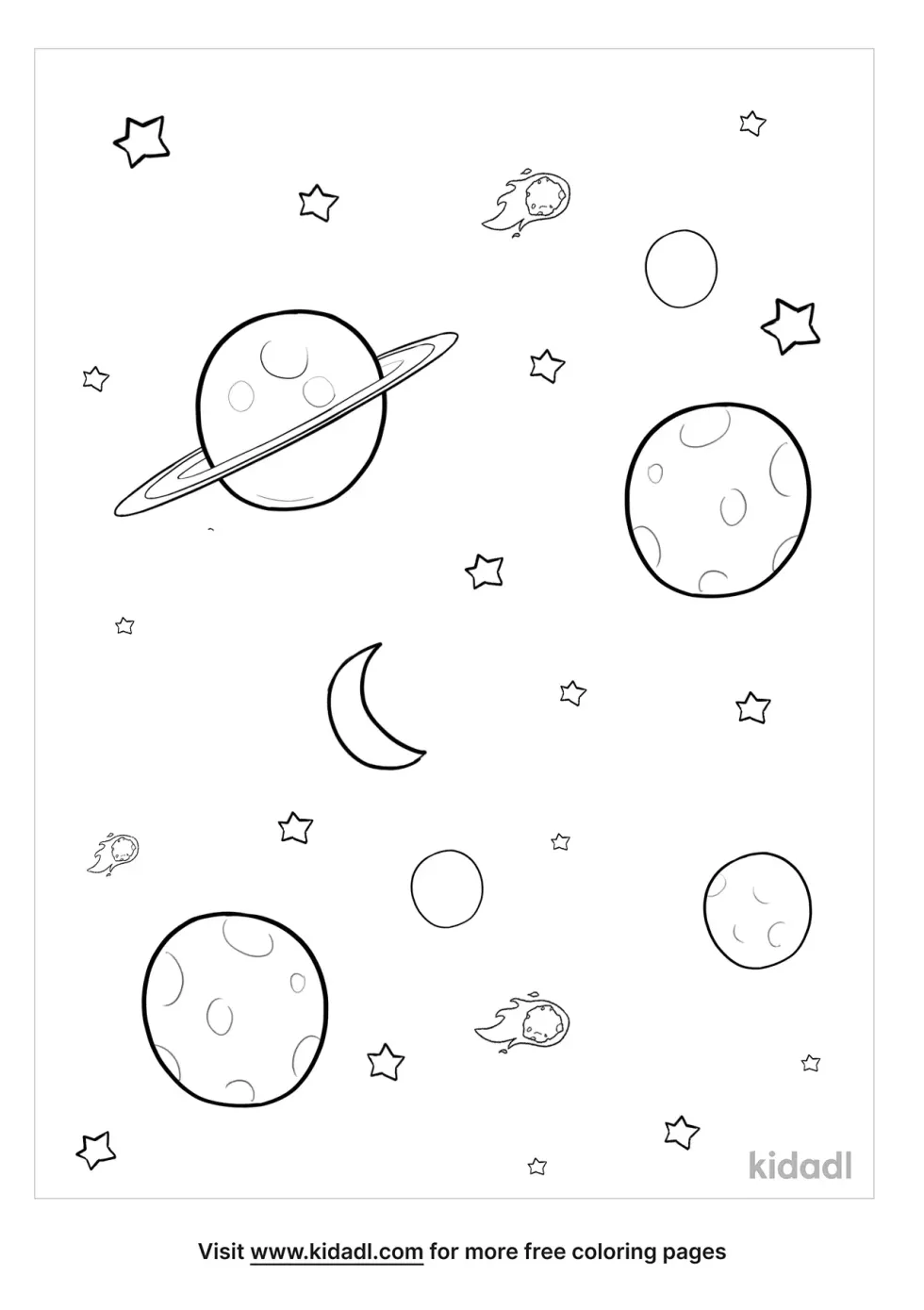 Celestial Coloring Page