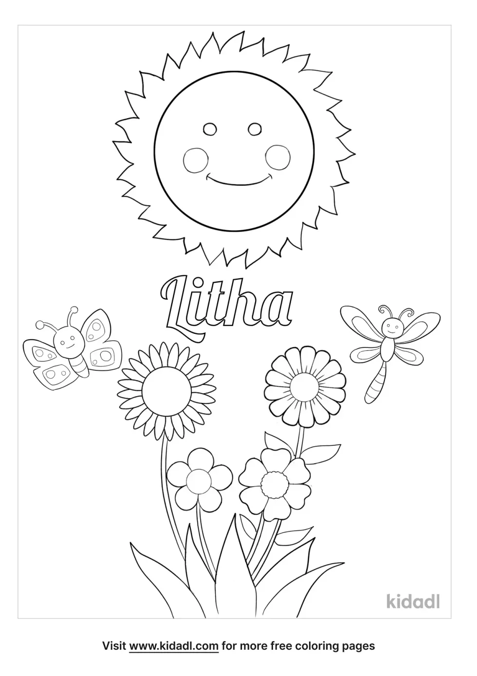 Litha Coloring Page