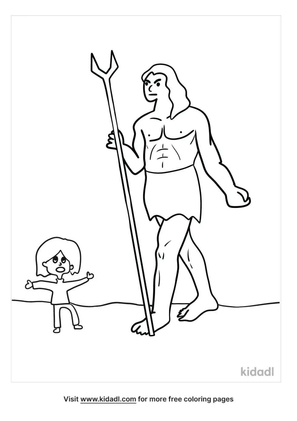 Angry Giant Coloring Page