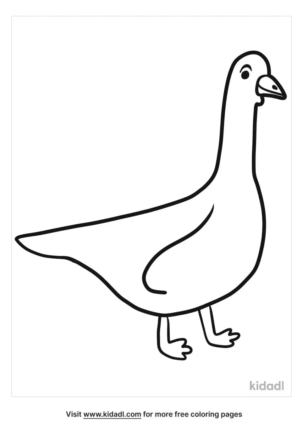Goose Coloring Page
