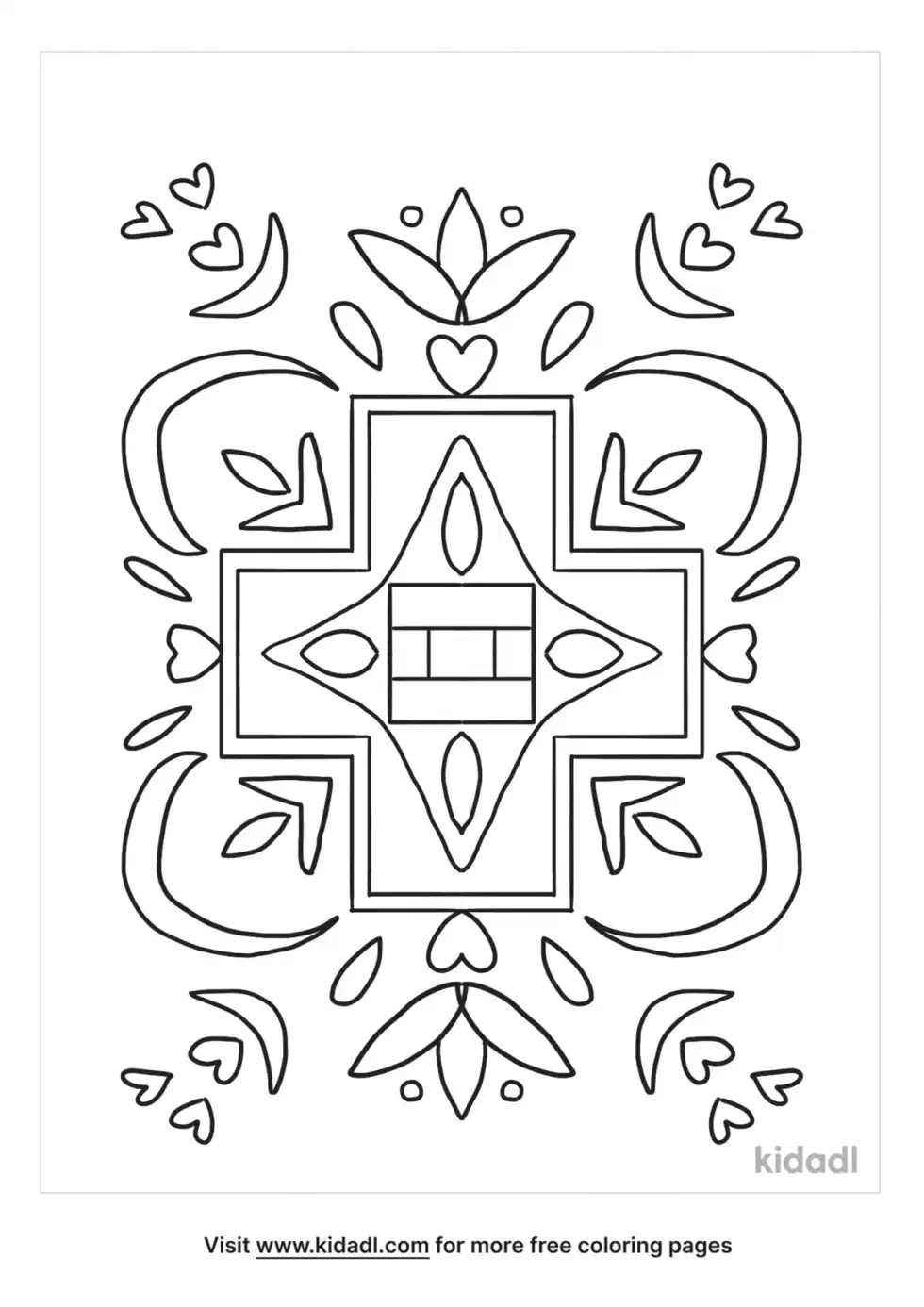 Cool Design Coloring Page