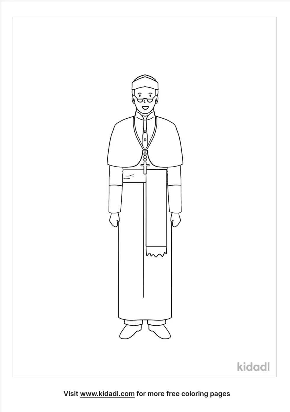 Catechist Coloring Page