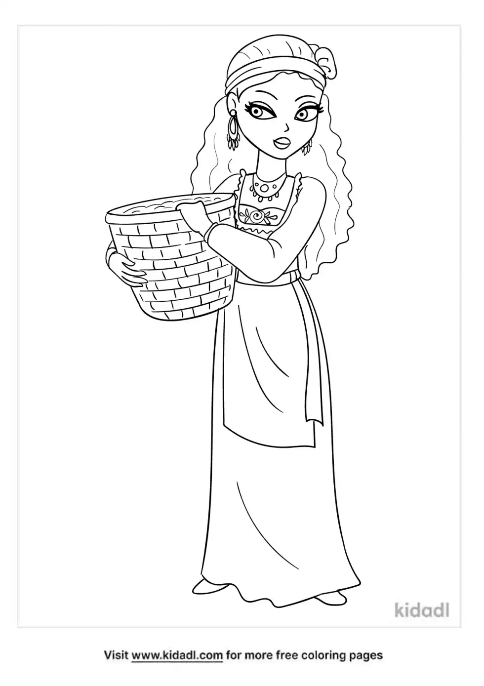 Abigail Adams Coloring Page