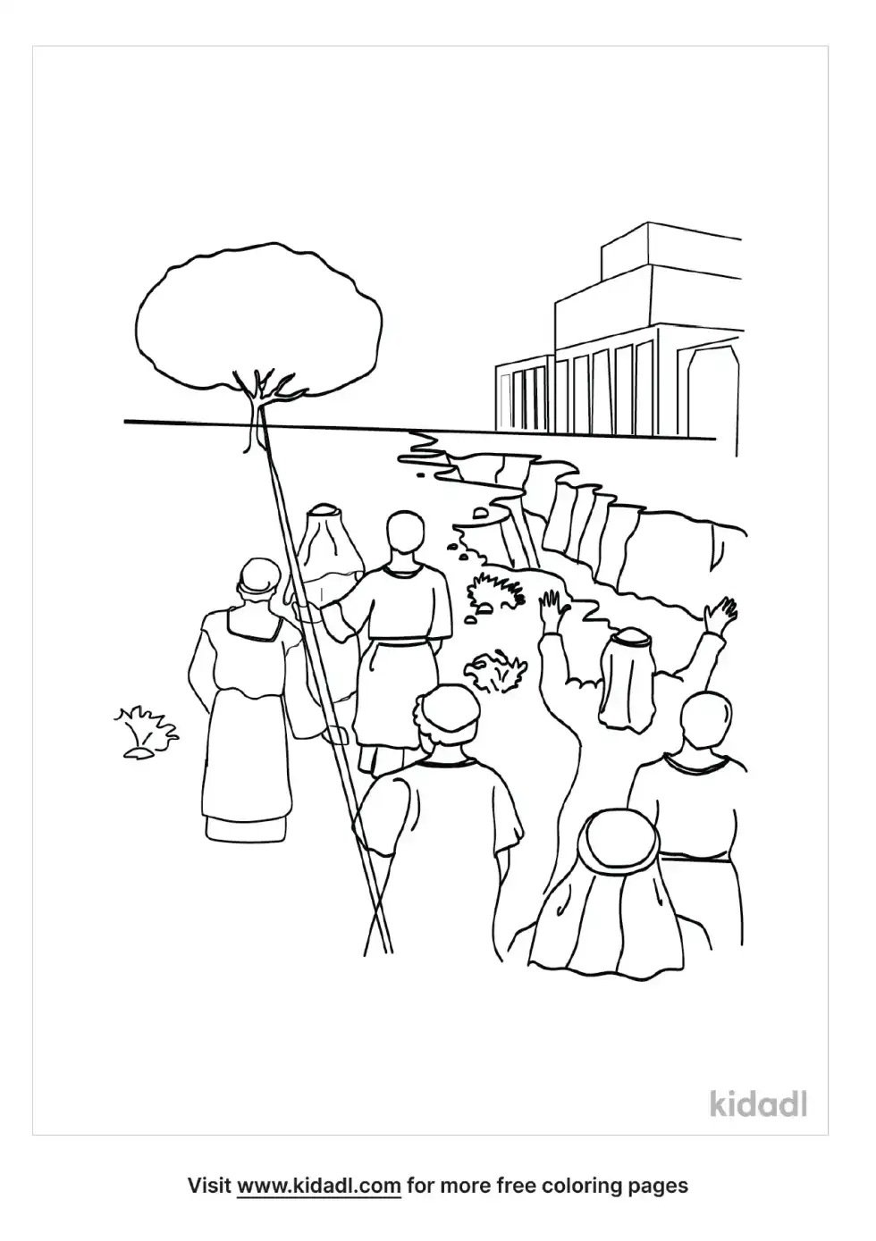 Lehi's Dream Coloring Page