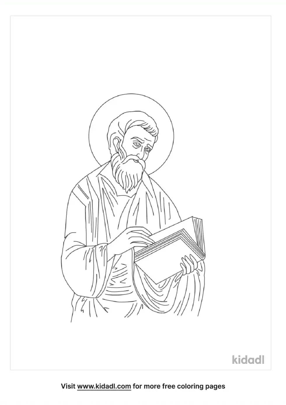 Matthew The Apostle Coloring Page