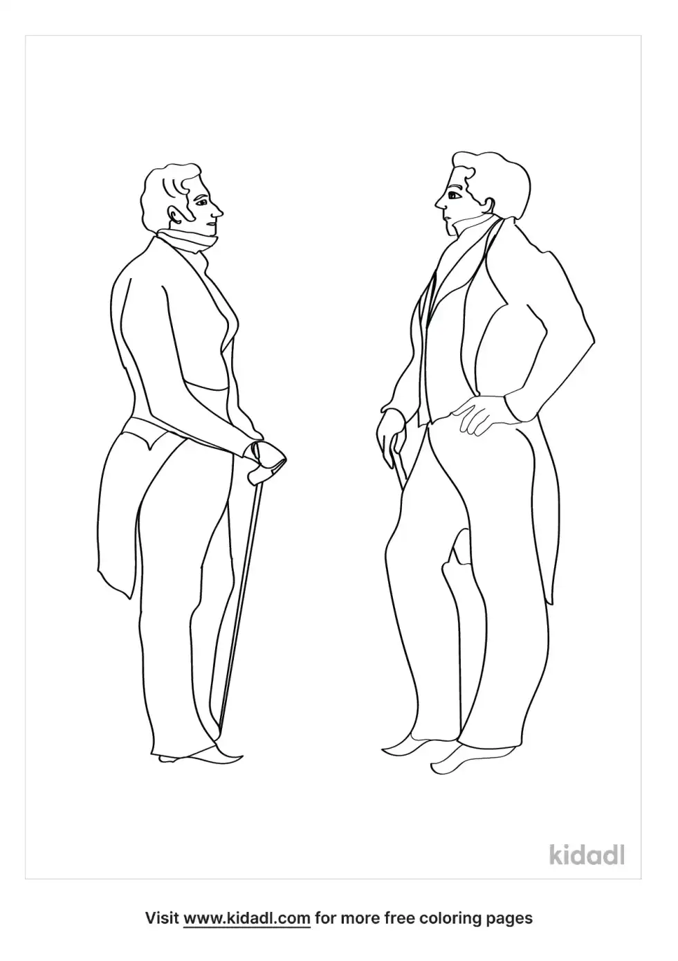 Joseph And Hyrum Smith Coloring Page