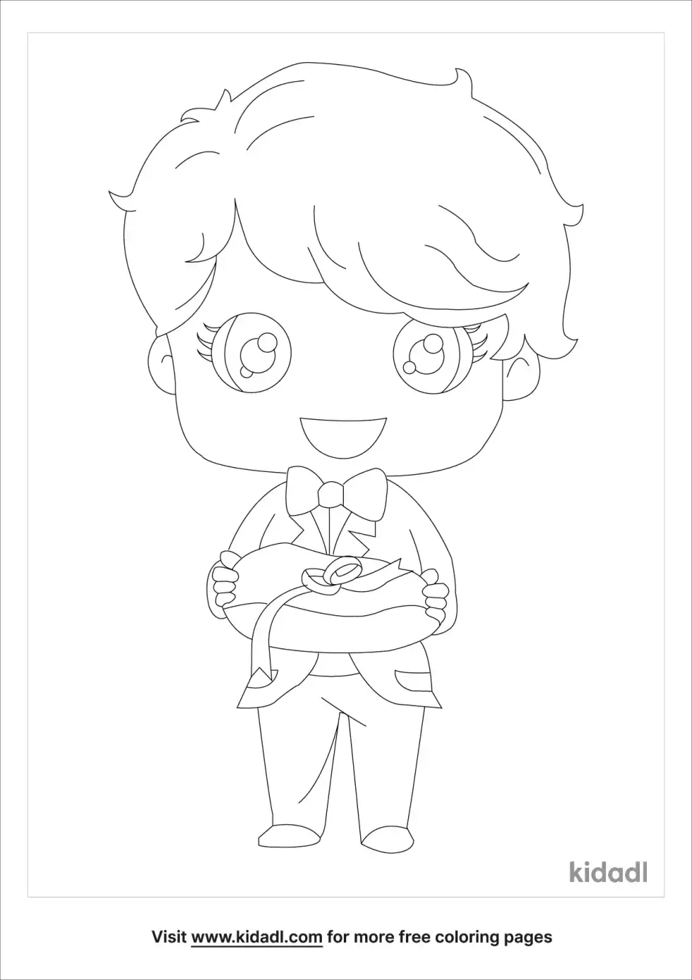 Ring Bearer Coloring Page