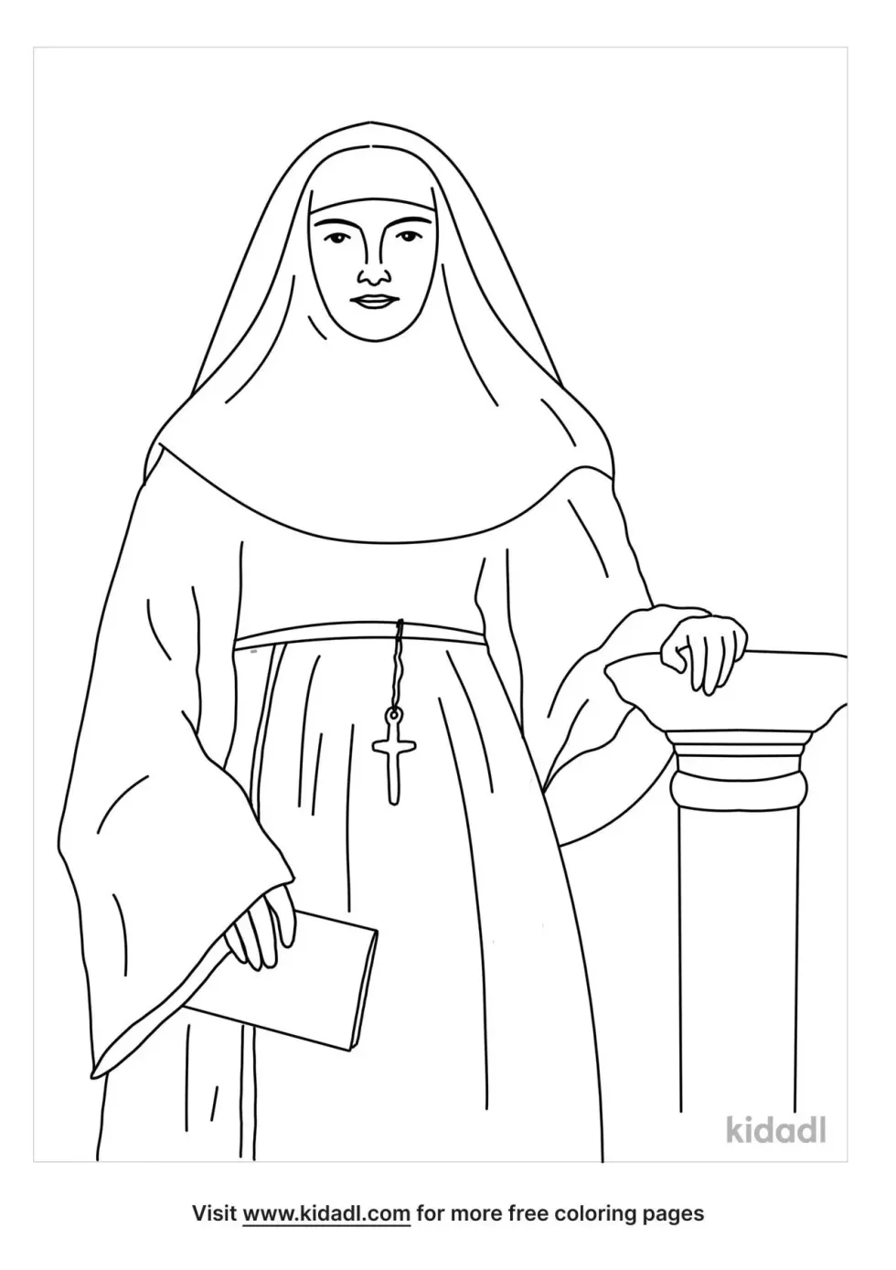 St. Marianne Cope Coloring Page
