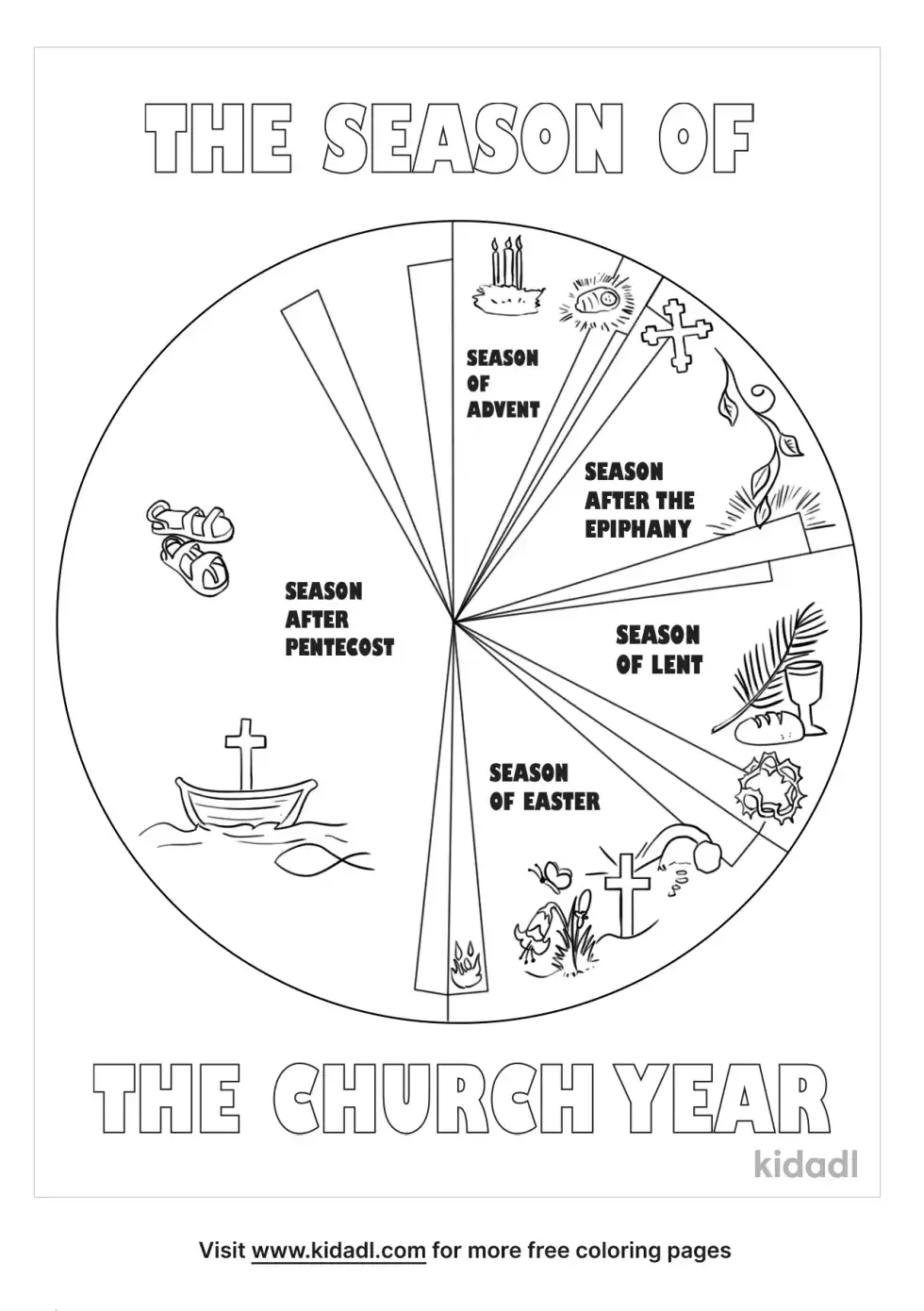 Celebrating Seasons Of The Church Year Coloring Page