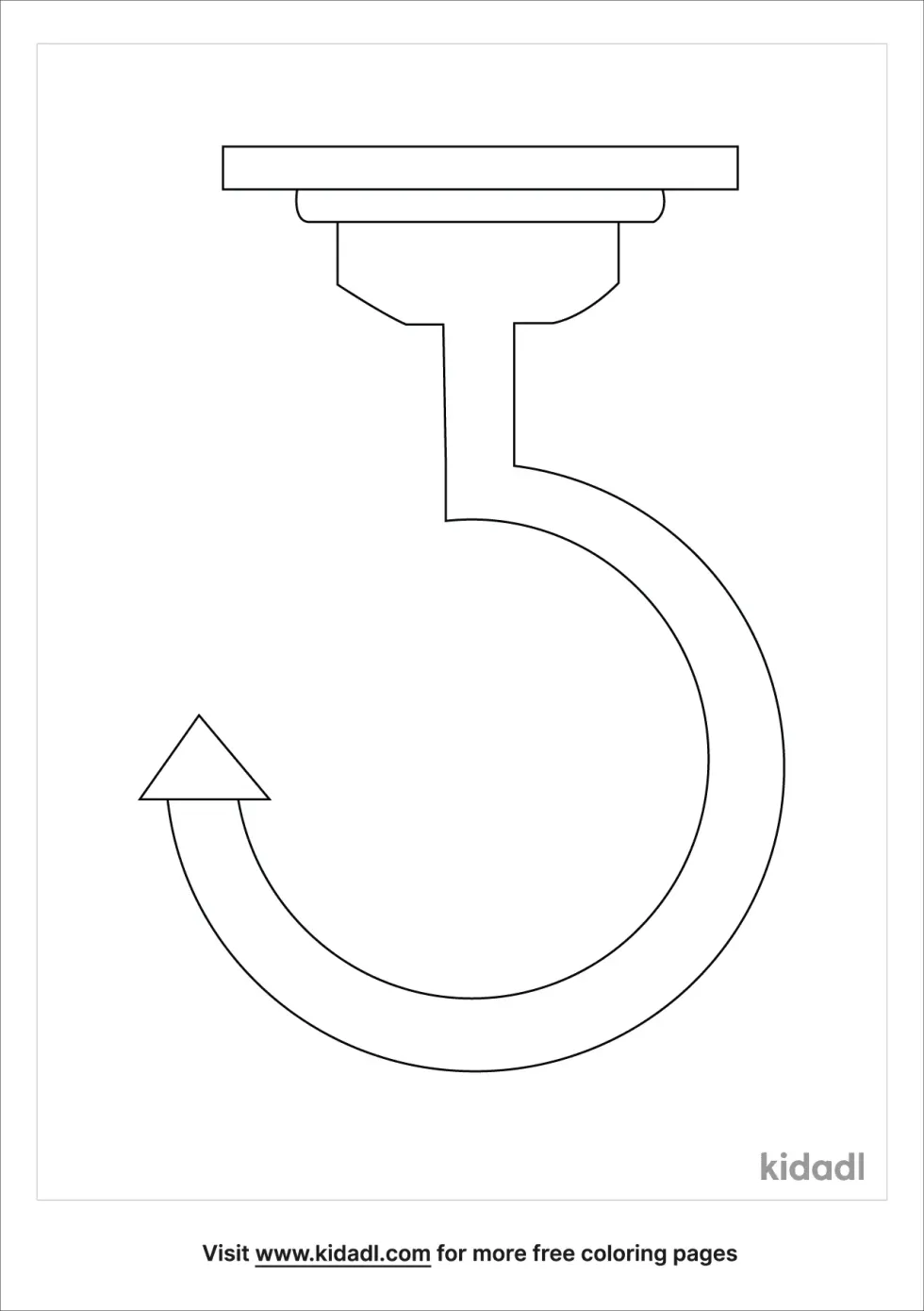 Hook Coloring Page